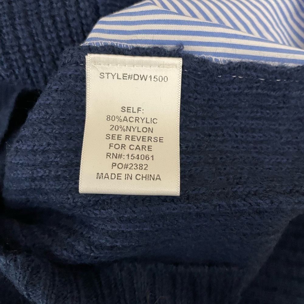 Blue Button Color Block Sweater
New - Picture 6 of 8